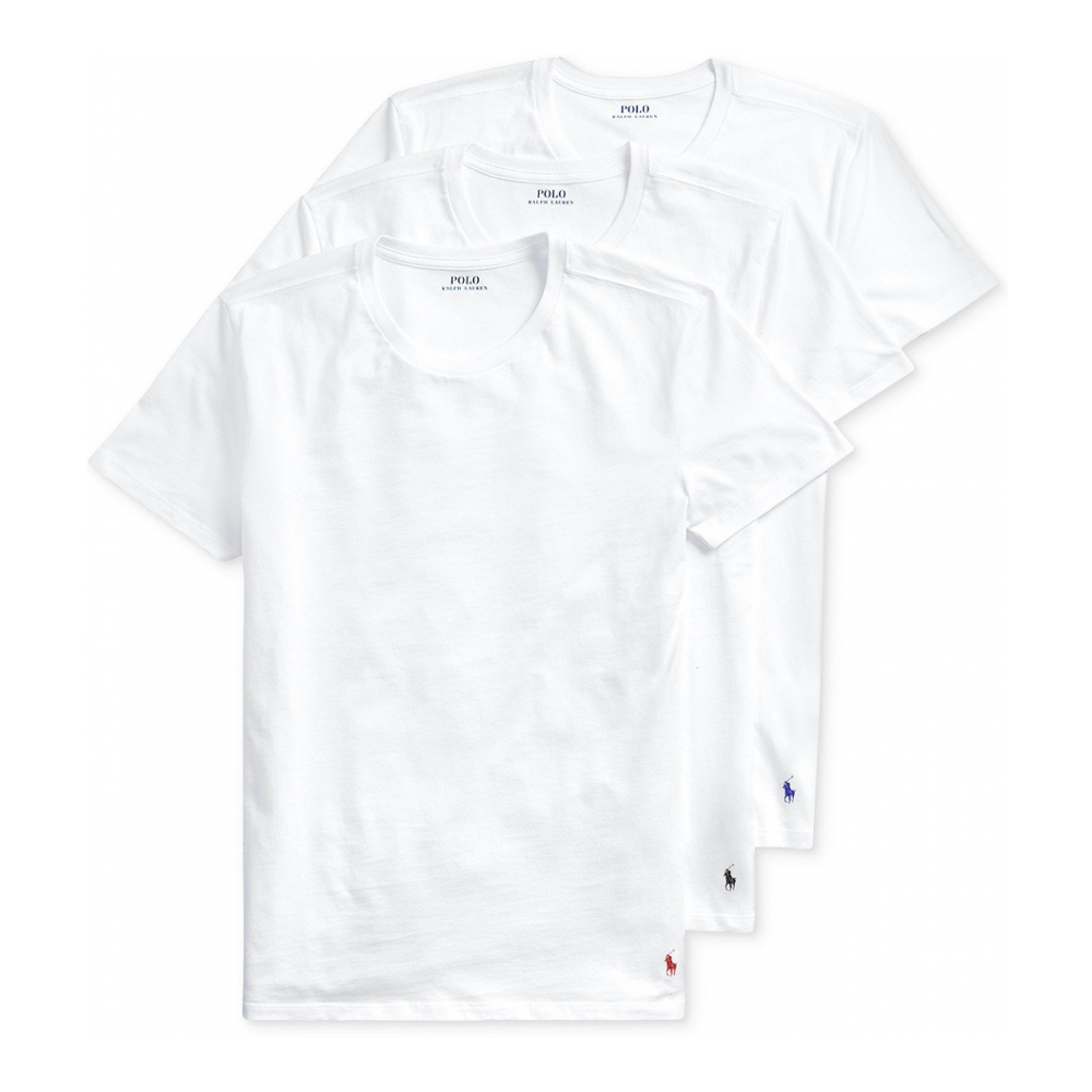 '3-Pack Slim-Fit Classic Cotton Crew Undershirts' pour Hommes