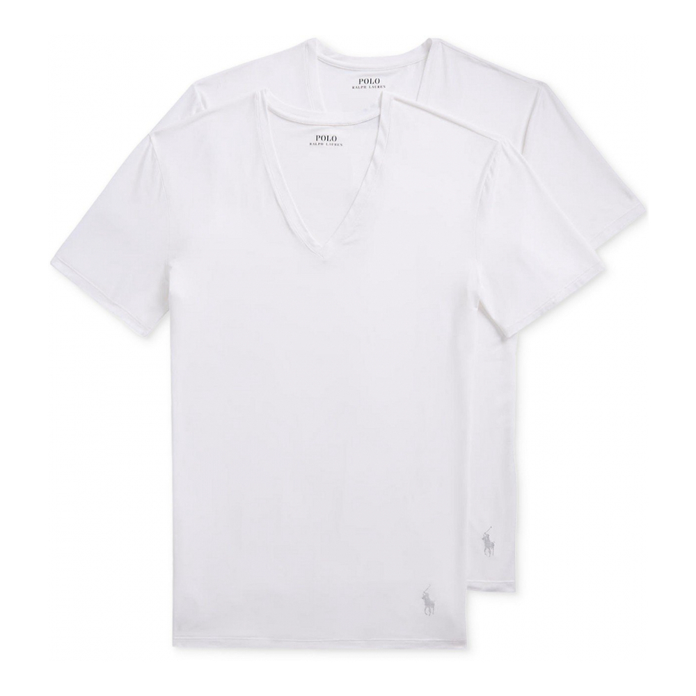 '2-Pack Perfect Flex V-Neck T-Shirts' pour Hommes