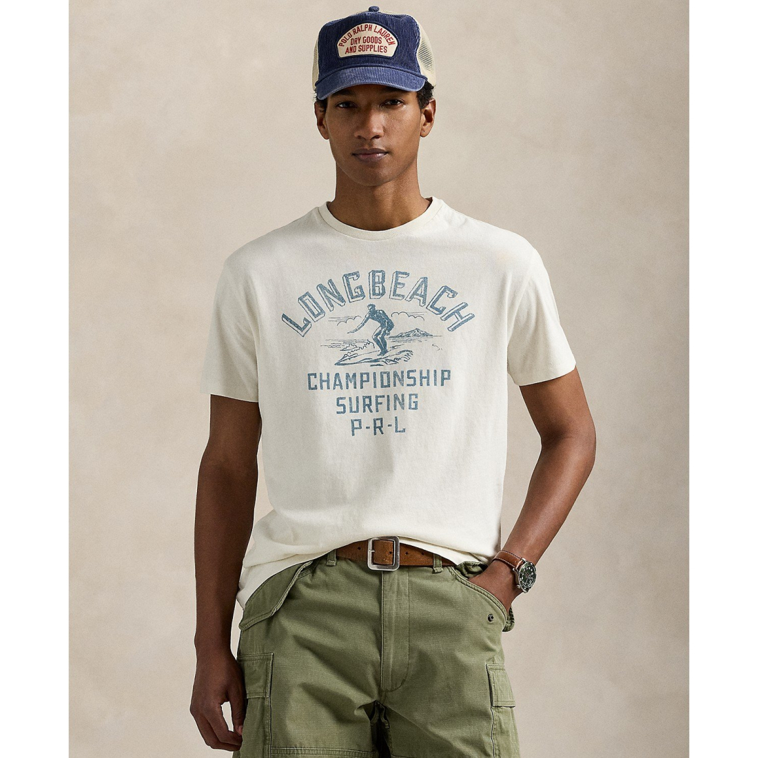 'Classic-Fit Jersey Graphic T-Shirt' pour Hommes