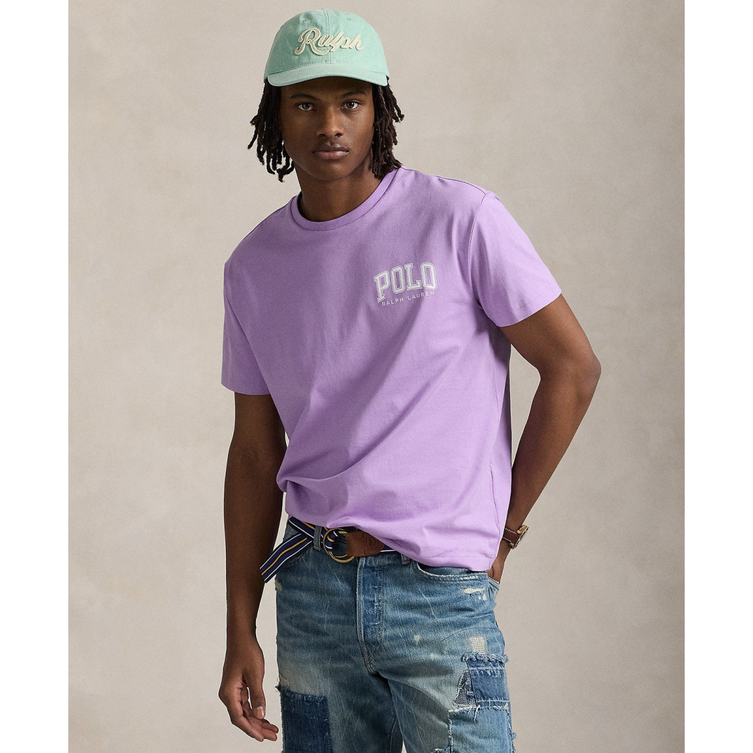 'Classic-Fit Logo Jersey T-Shirt' pour Hommes