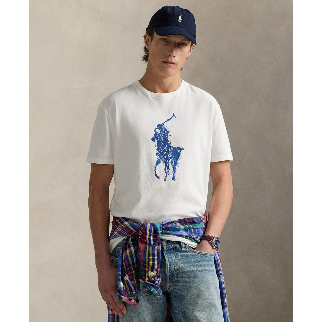 'Classic-Fit Big Pony Jersey T-Shirt' pour Hommes