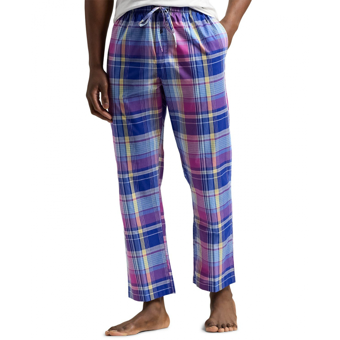 'Woven Plaid Pajama Pants' pour Hommes