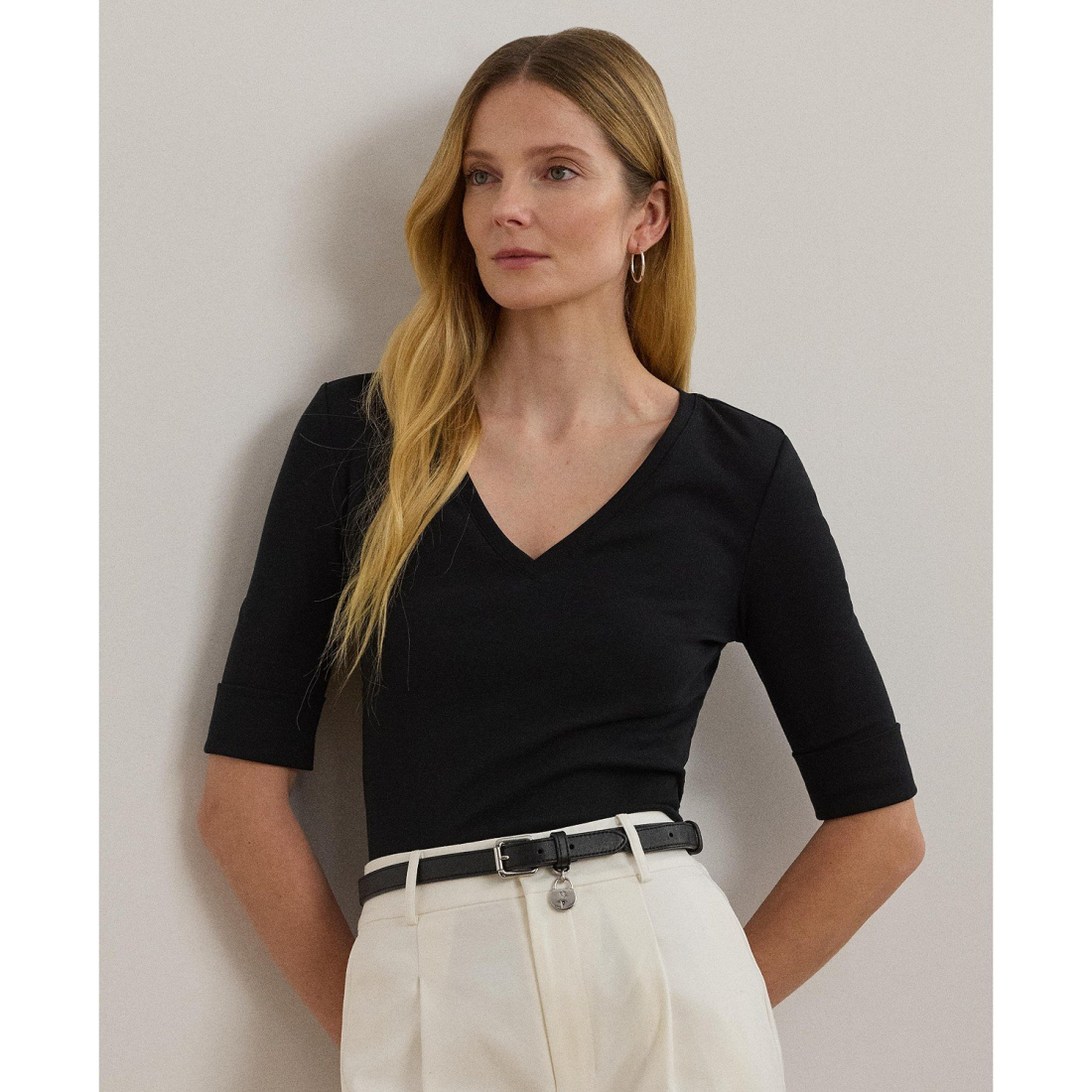 'Elbow-Sleeve Top' für Damen