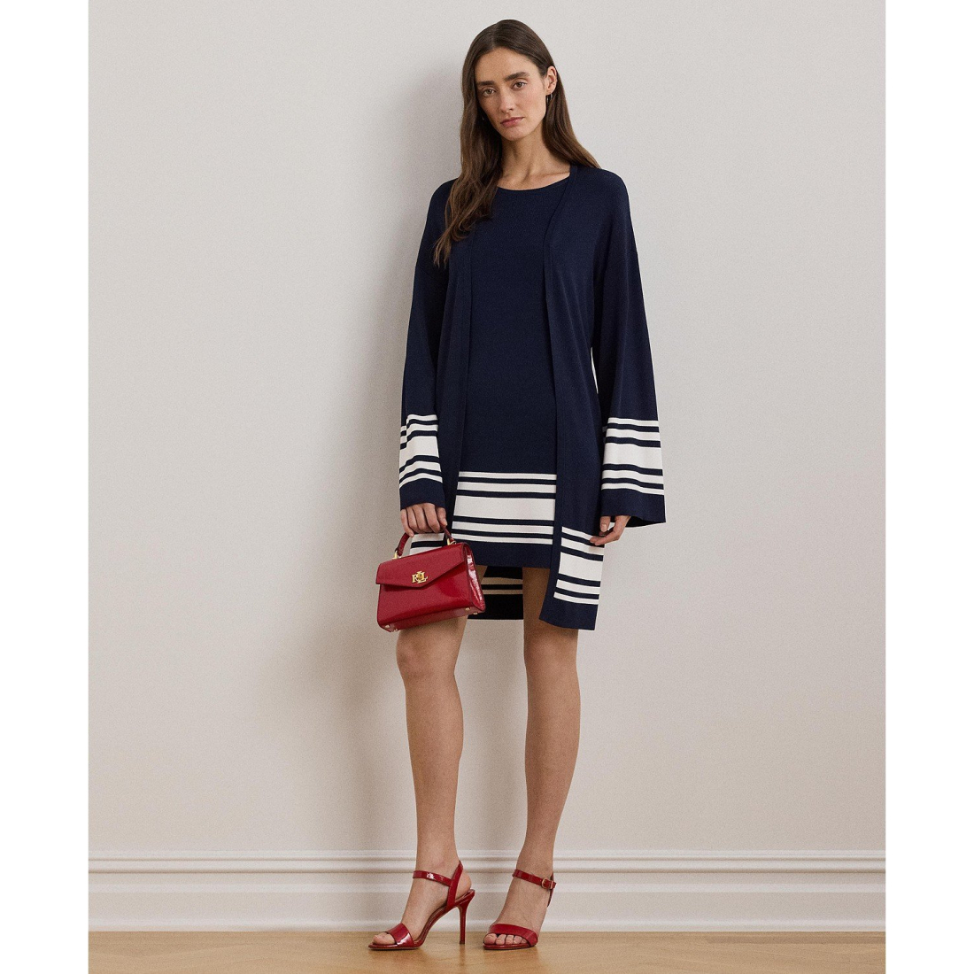 'Two-Tone Cardigan' pour Femmes