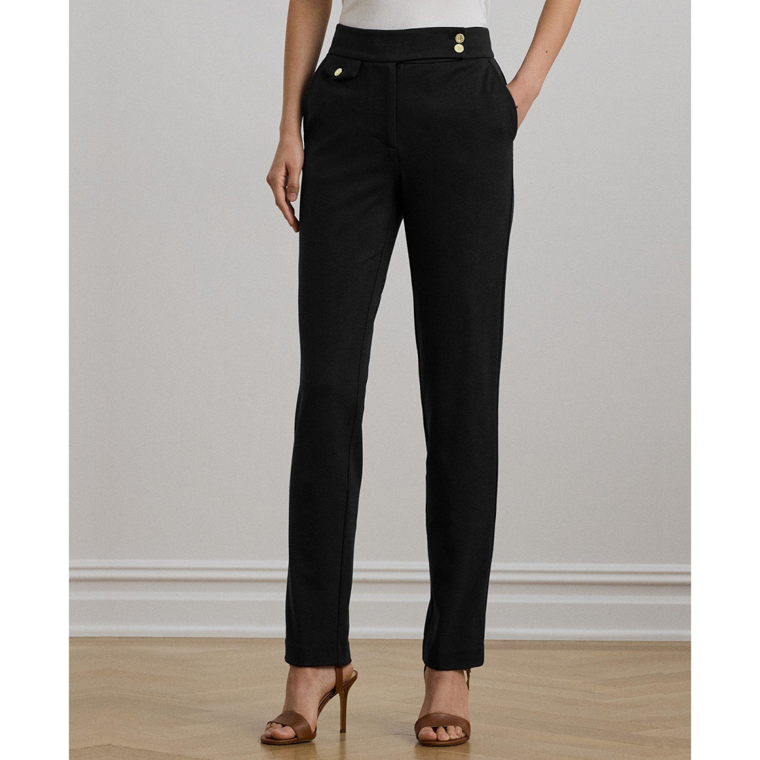 'Ponte Ankle Pants, Regular & Petite' pour Femmes
