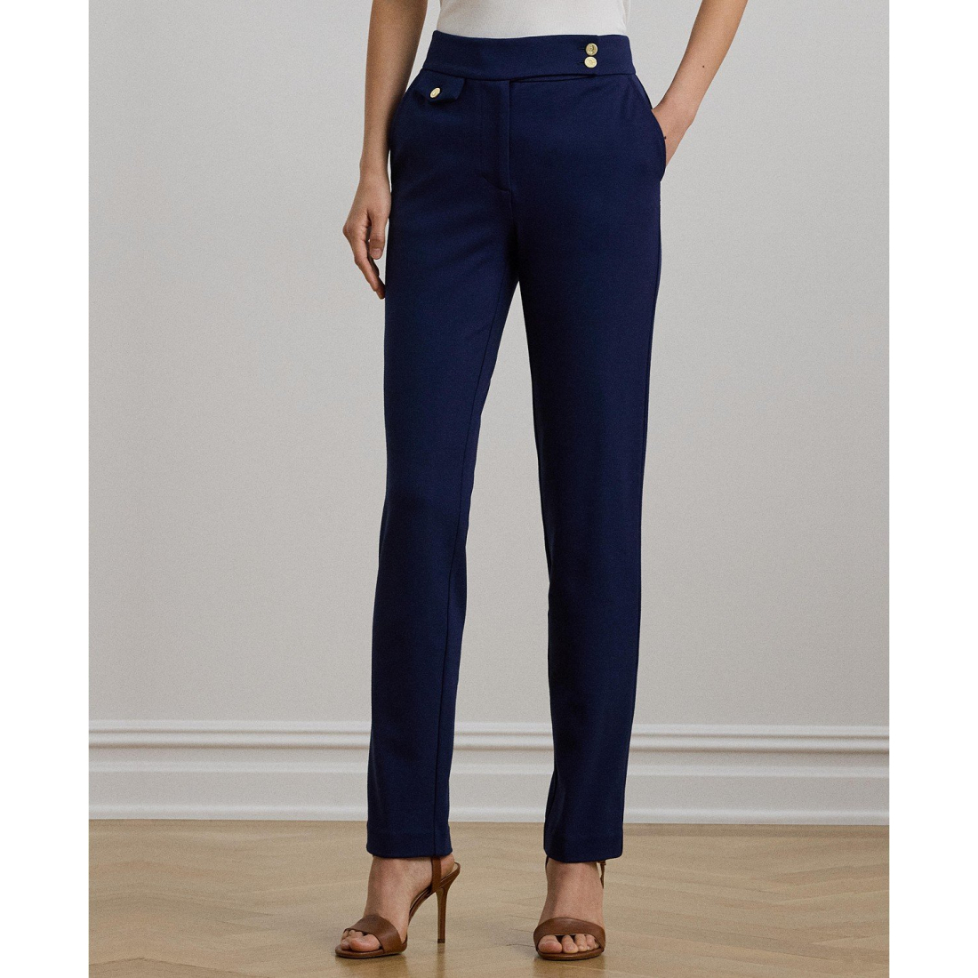 'Ponte Ankle Pants, Regular & Petite' pour Femmes