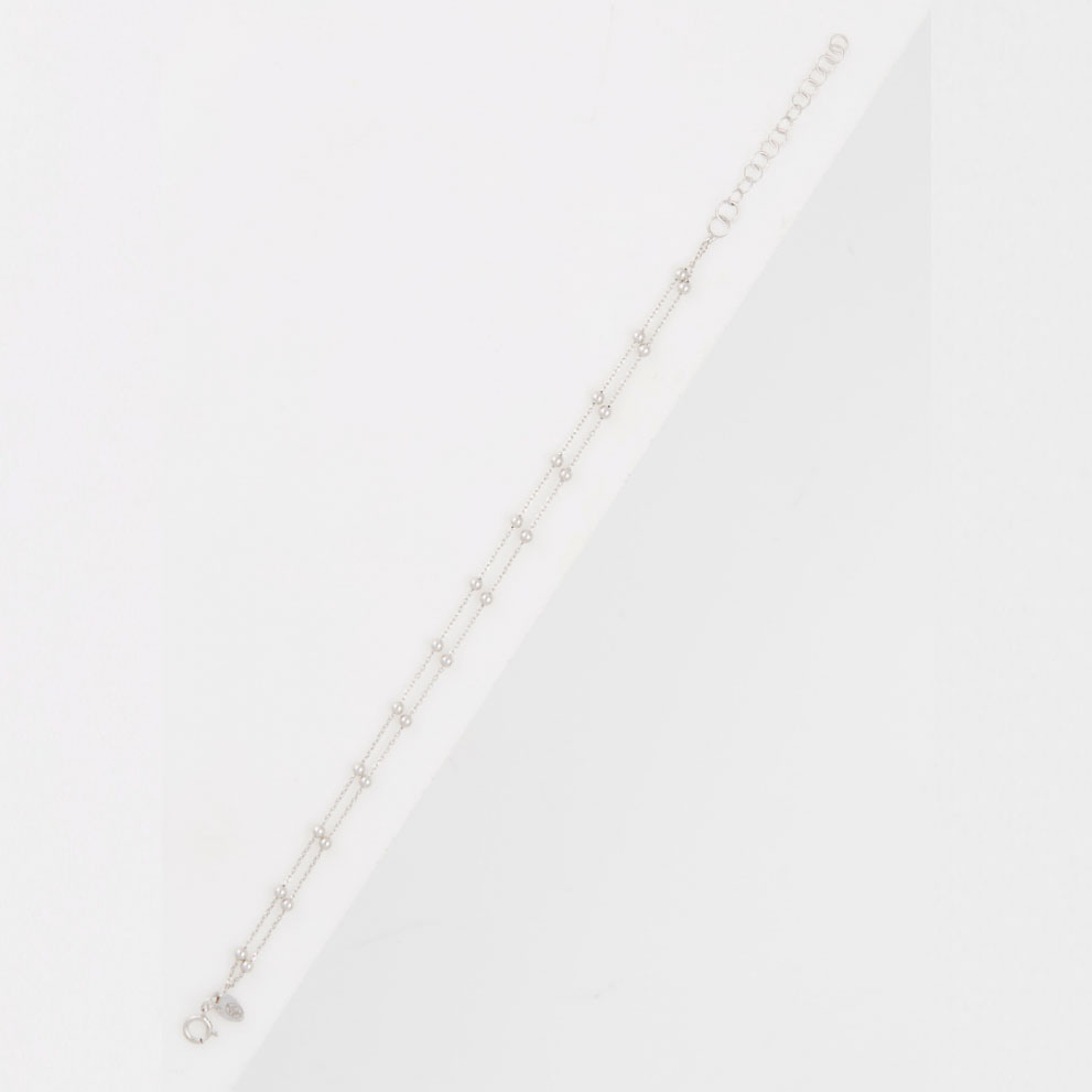 Women's 'Double Chaîne Boules' Bracelet