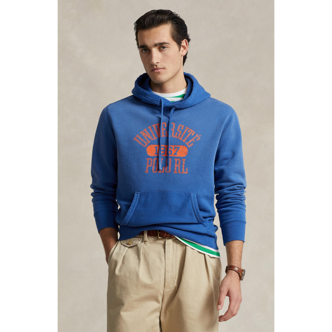 'Logo Fleece Hoodie' pour Hommes