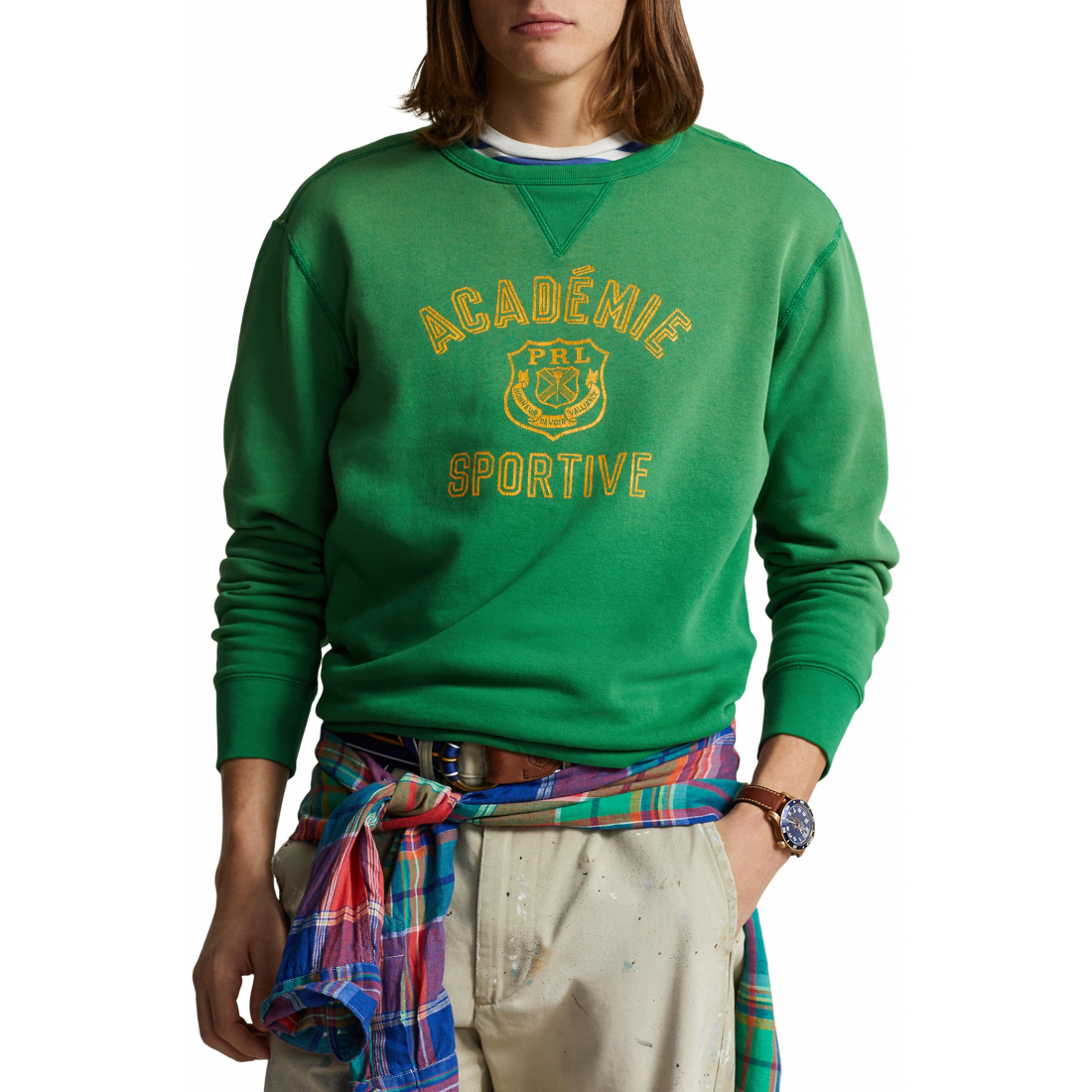 'Seasonal Fleece Crewneck Sweatshirt' pour Hommes