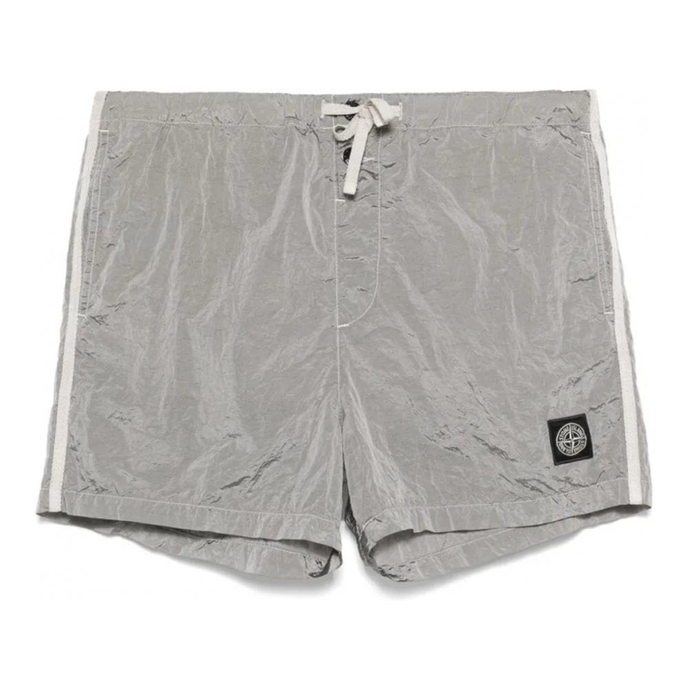 'Logo-Patch' Badeshorts für Herren