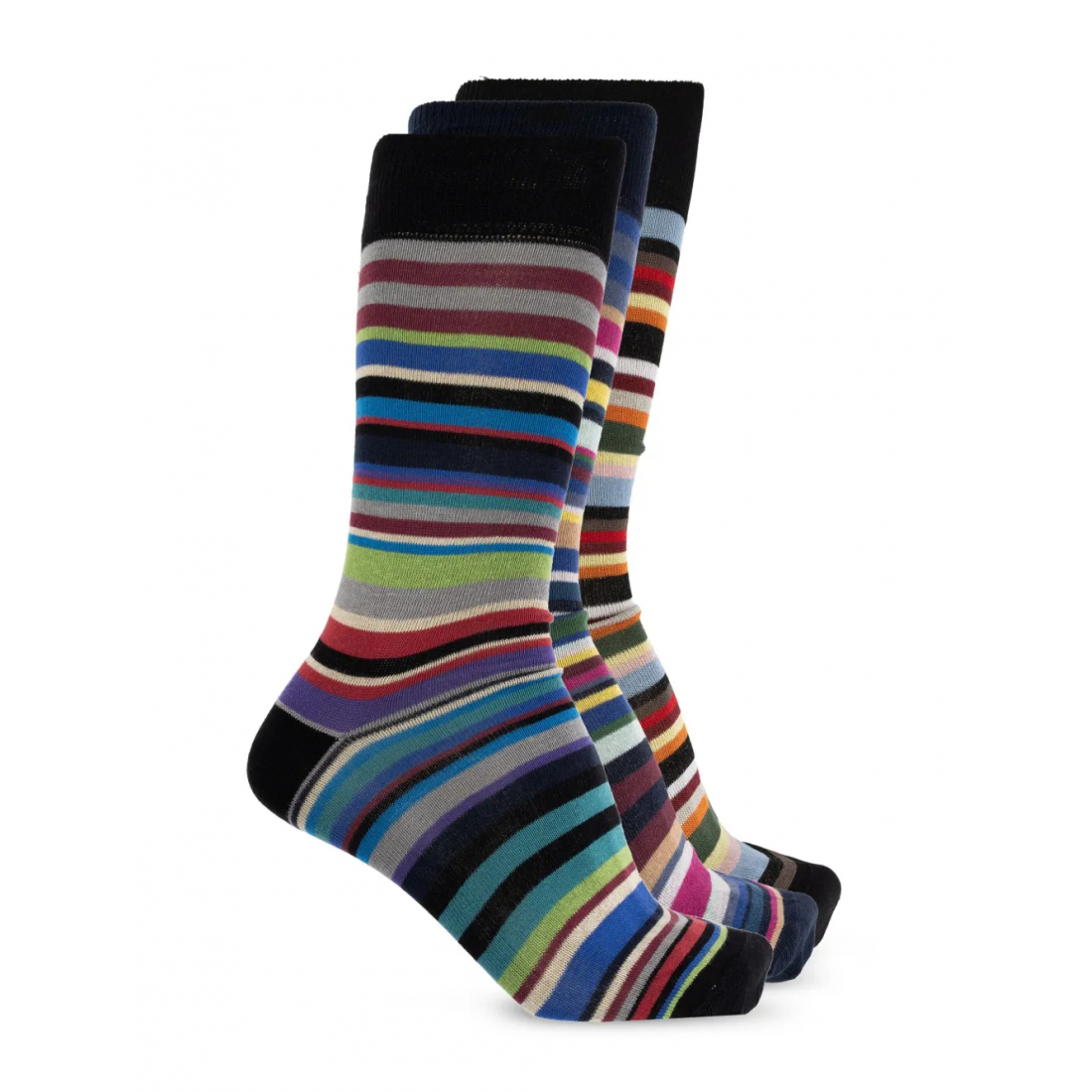 Chausettes 'Striped' pour Hommes - 3 Paires