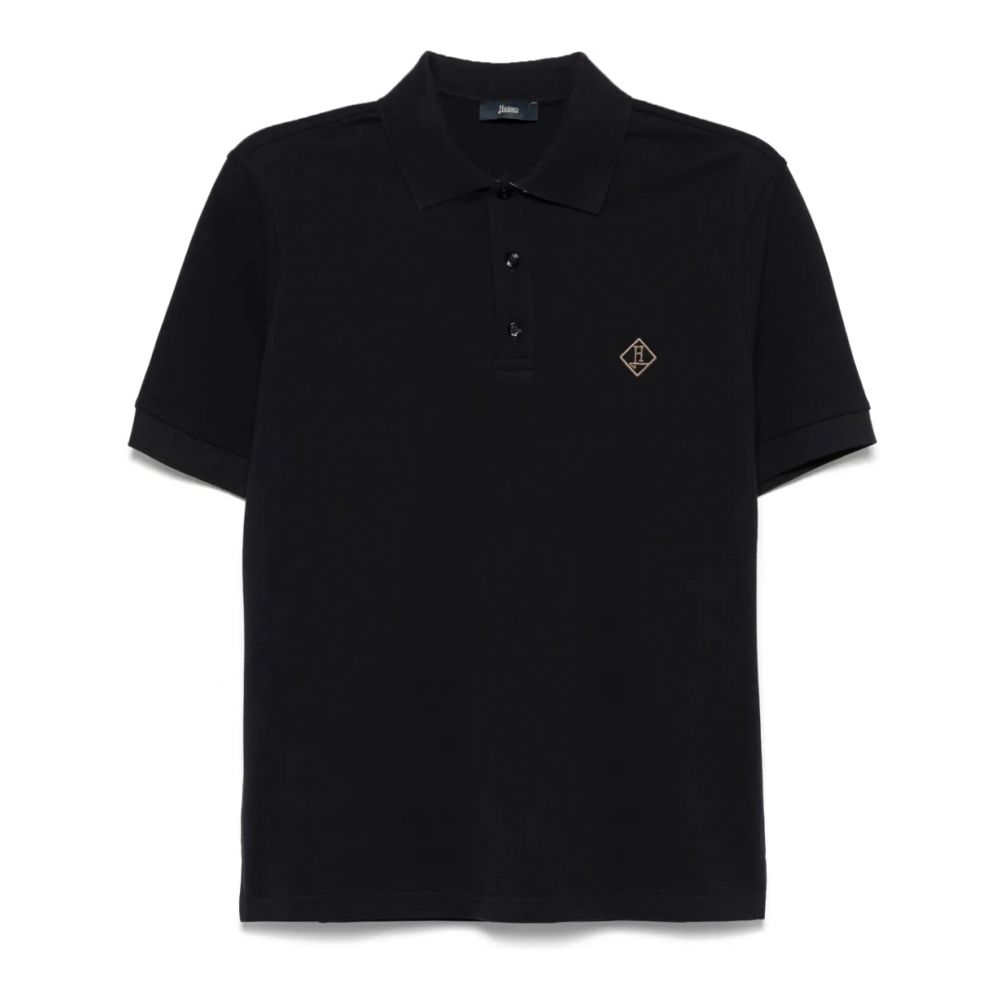Polo 'Embroidered-Logo' pour Hommes