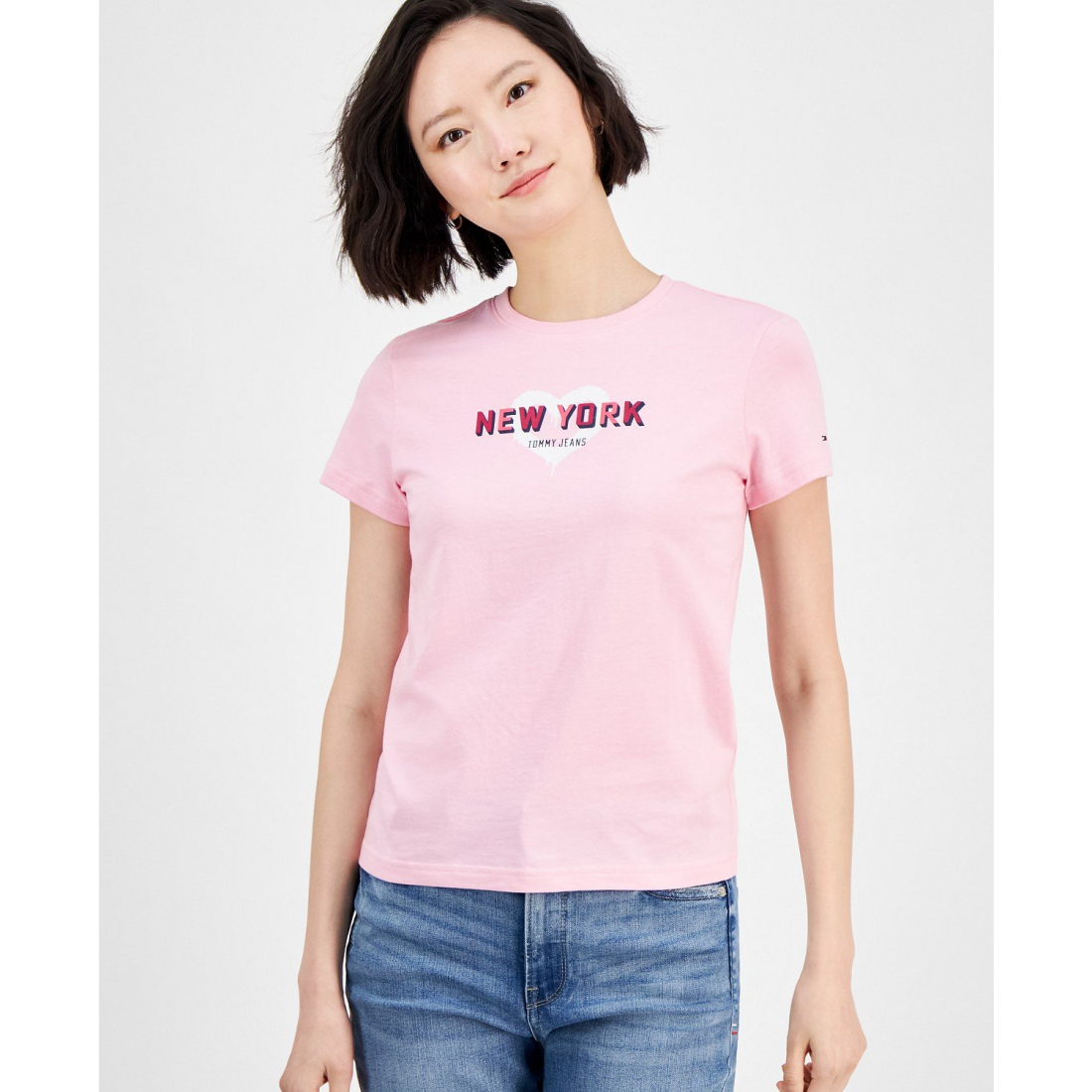 'Cotton x NYC Heart Graphic T-Shirt' pour Femmes