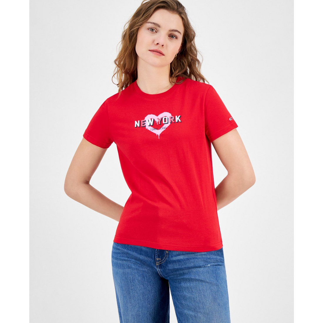 'Cotton x NYC Heart Graphic T-Shirt' pour Femmes