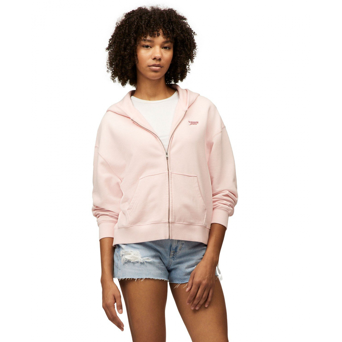 'Full-Zip Logo Hoodie' pour Femmes