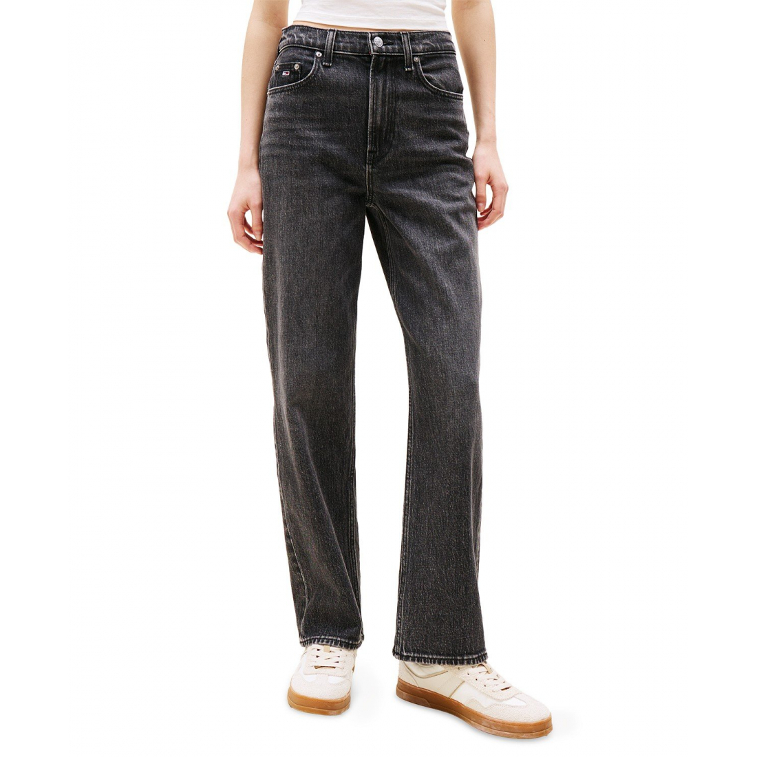 'Layla High-Rise Slim Straight Jeans' pour Femmes