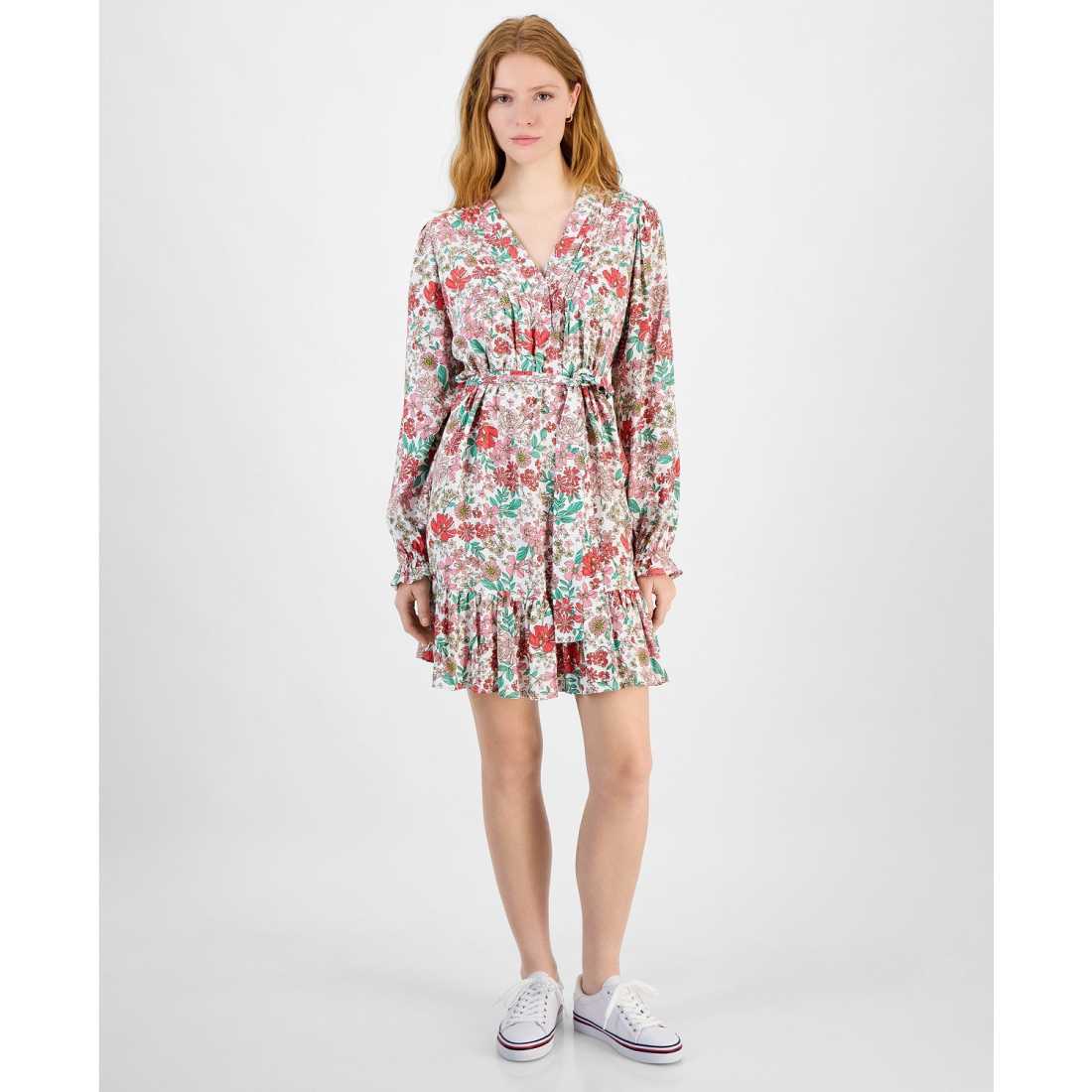 Robe chemise 'Floral-Print' pour Femmes