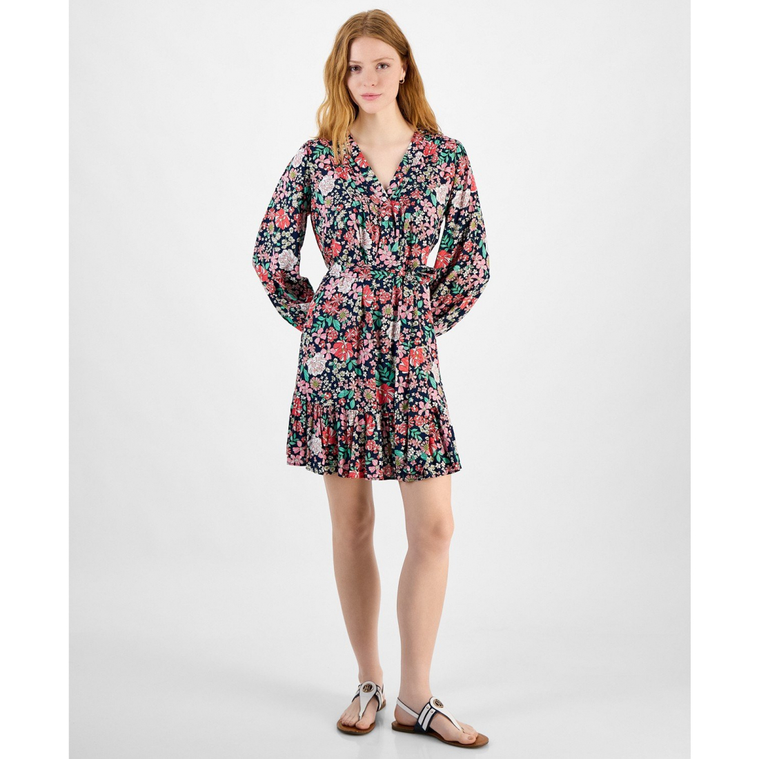 Robe chemise 'Floral-Print' pour Femmes