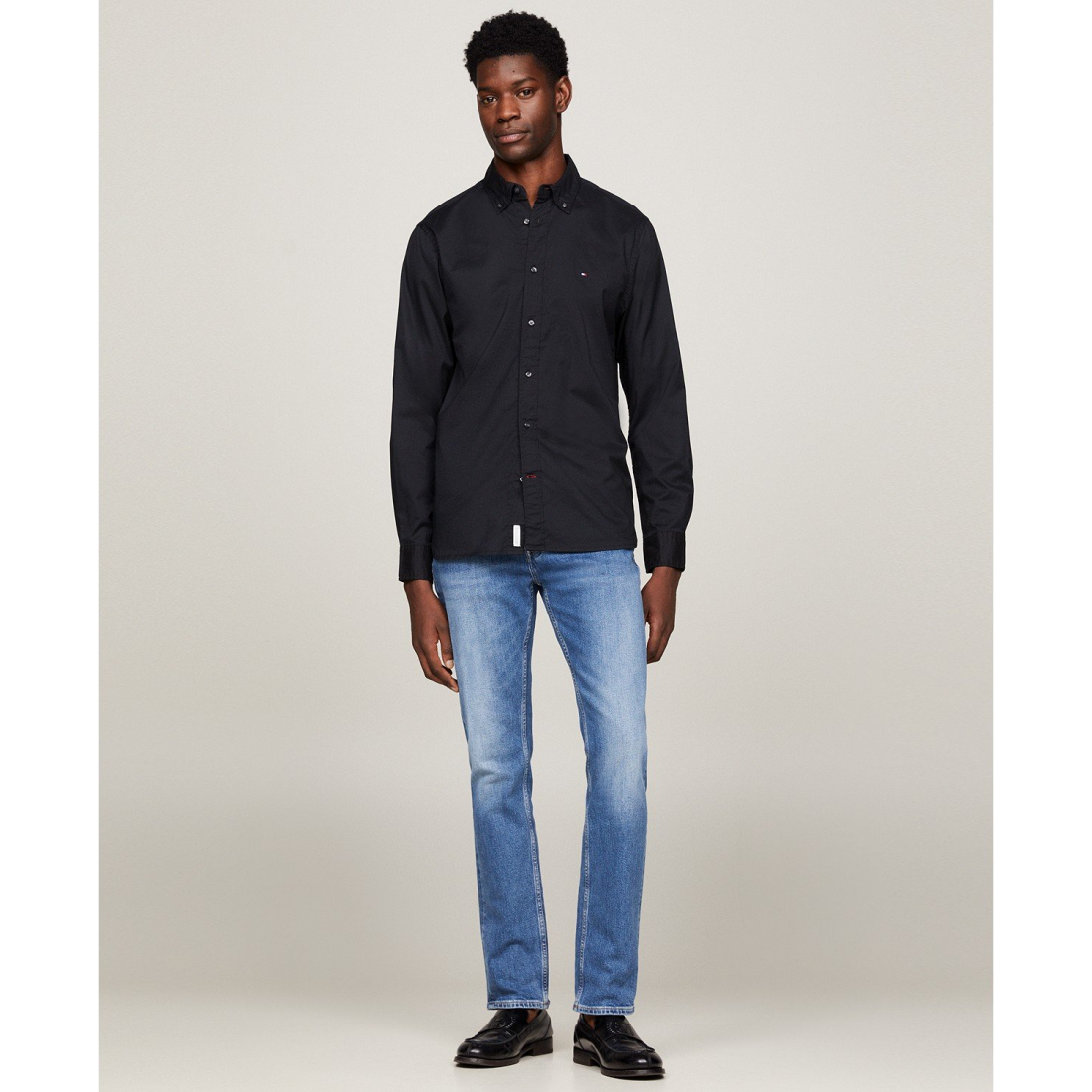 Men's 'Regular-Fit Stretch Poplin Button-Down' Shirt