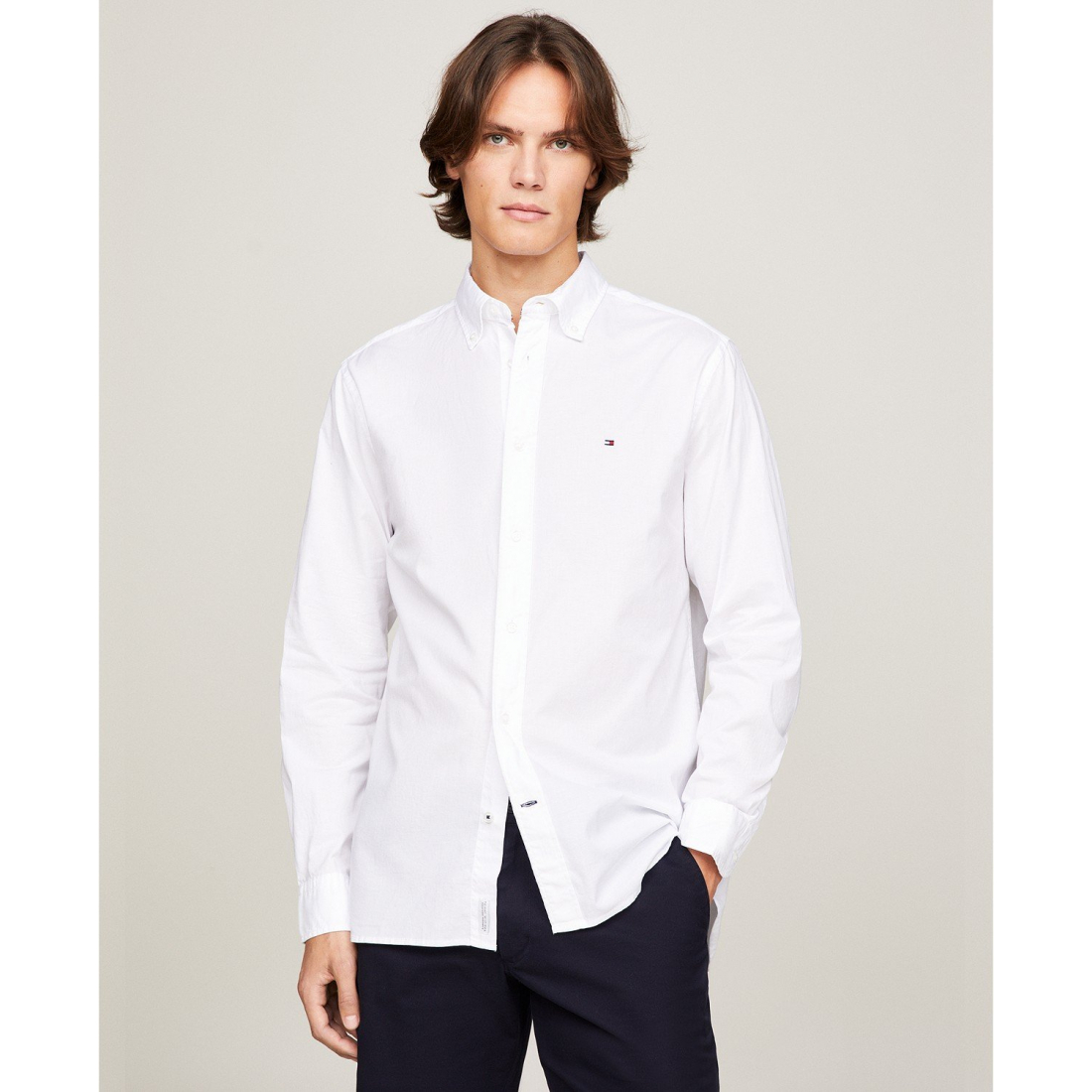 Men's 'Regular-Fit Stretch Poplin Button-Down' Shirt