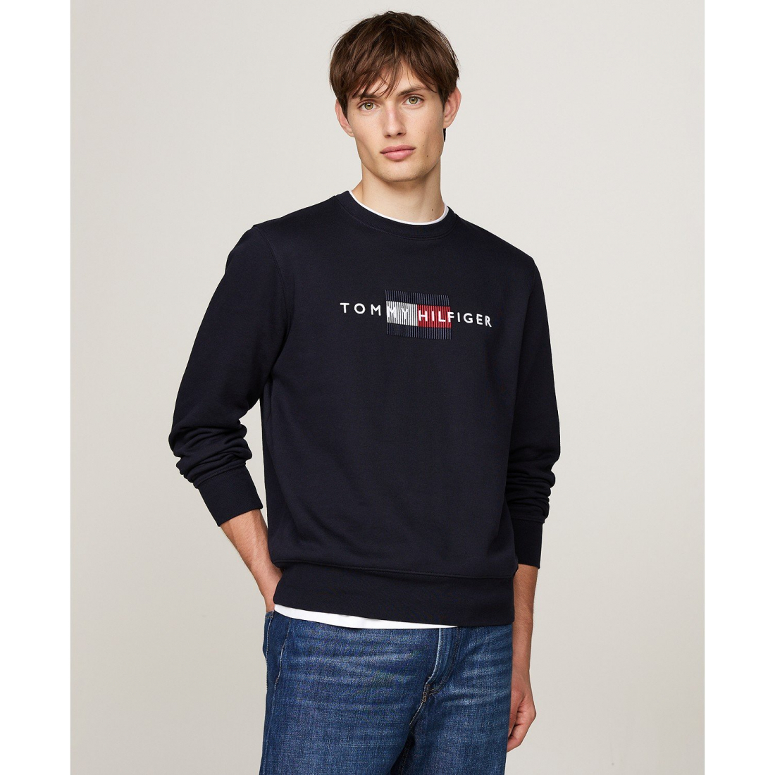Men's 'Embroidered Logo Crewneck Sweatshirt'