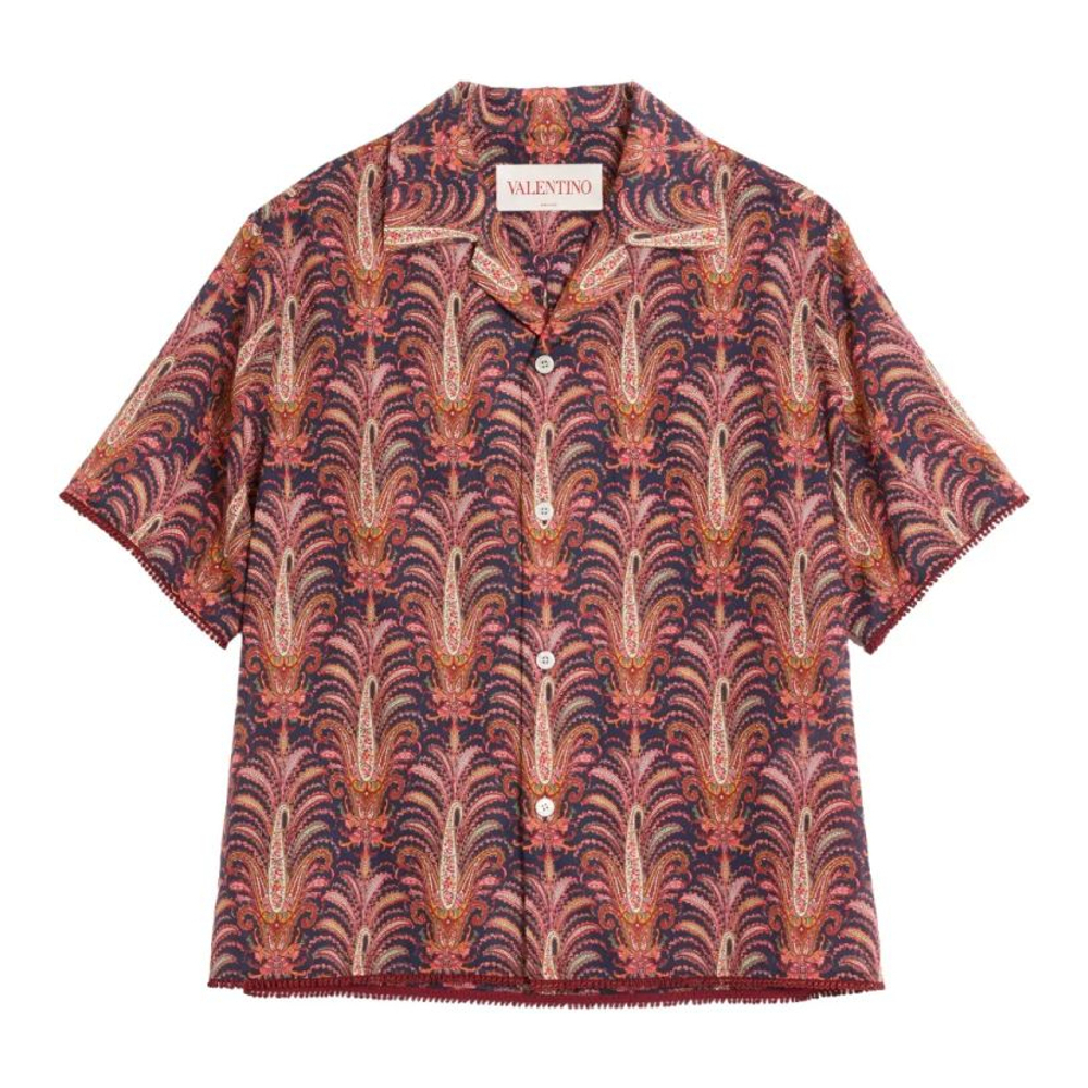 Chemise à manches courtes 'Voyage Imaginaire-Print Bowling' pour Hommes