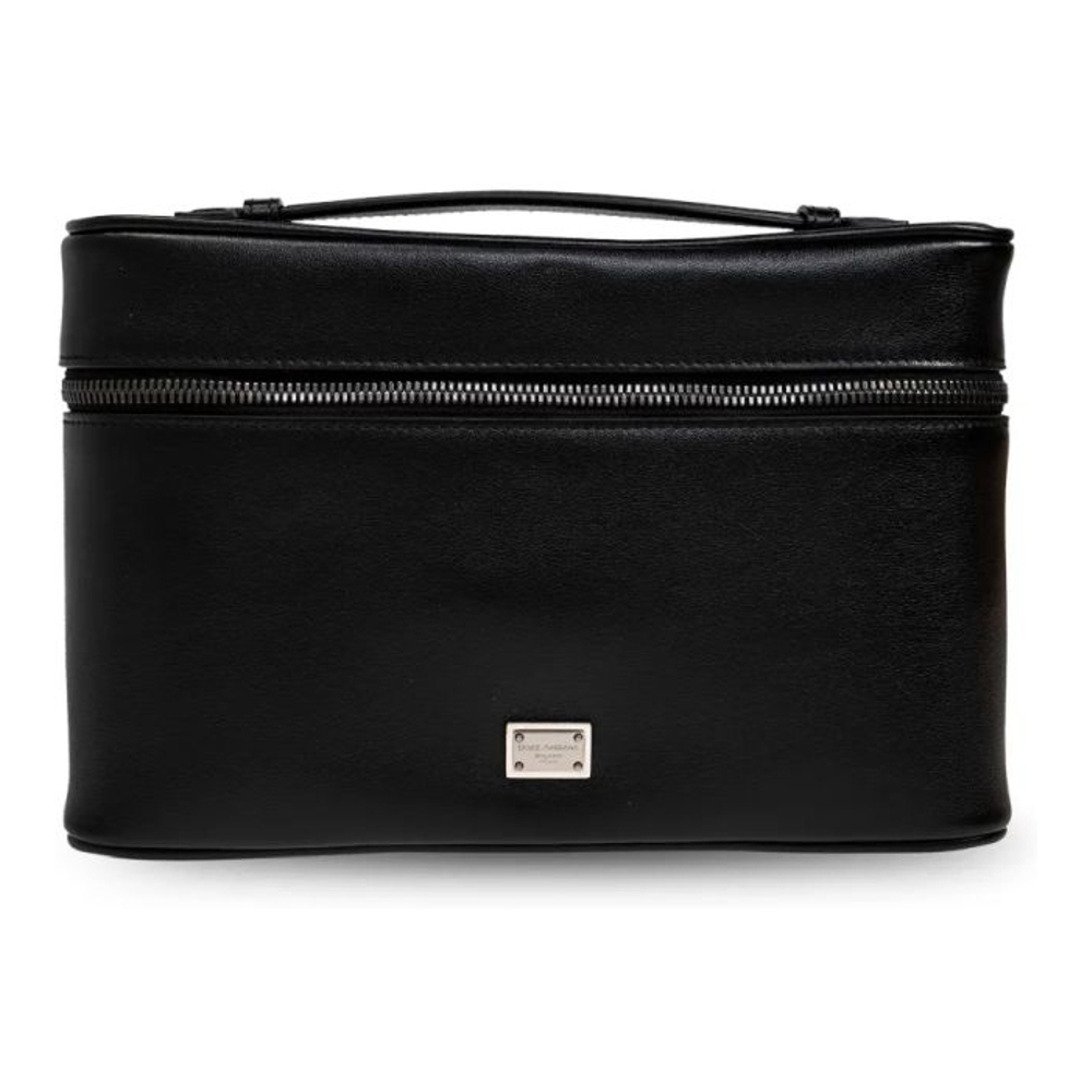 Men's 'Logo Plaque' Toiletry Bag