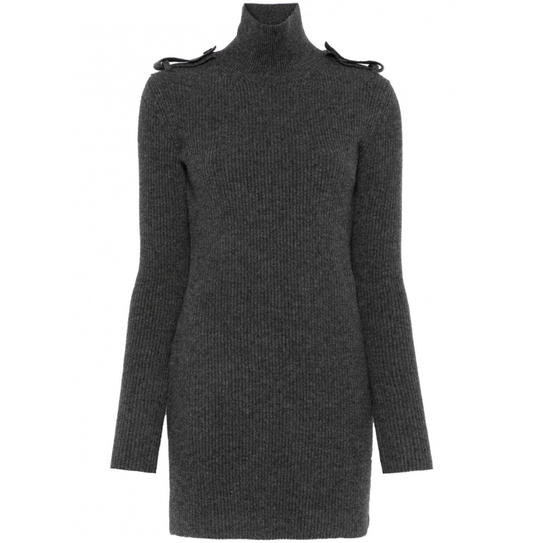 Robe mini 'Ribbed Roll-Neck' pour Femmes