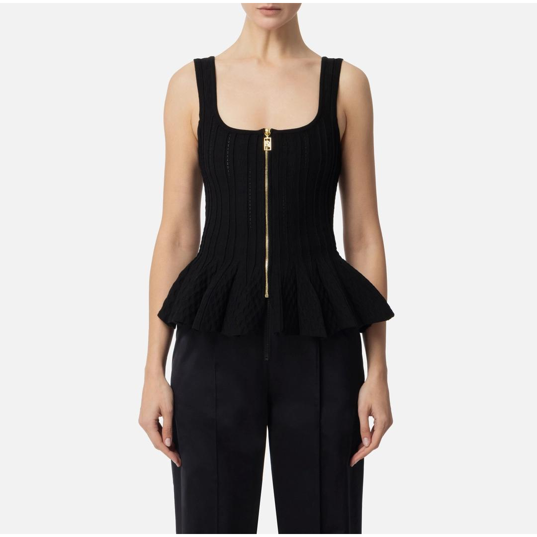 Women's 'Pleated Knit' Sleeveless Top