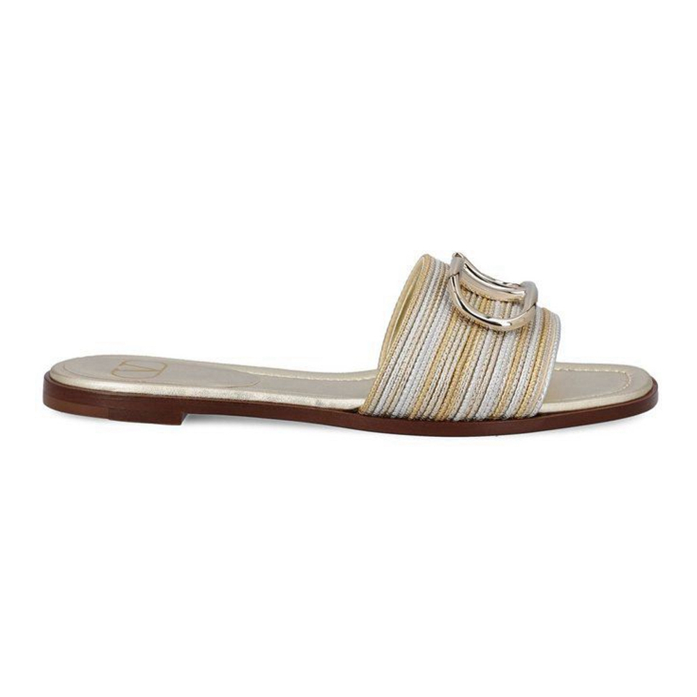 Women's 'Valentino VLogo Plaque' Sandals