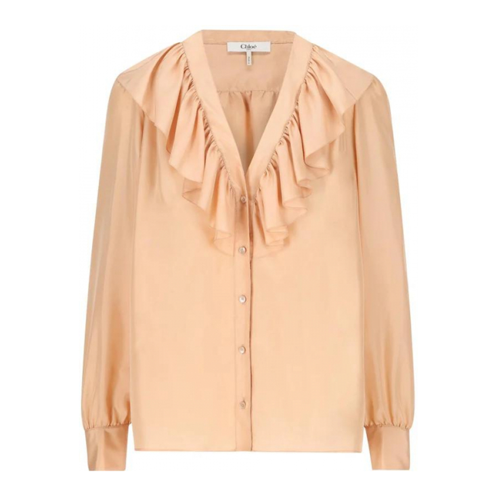 Blouse à manches longues 'Ruffled' pour Femmes