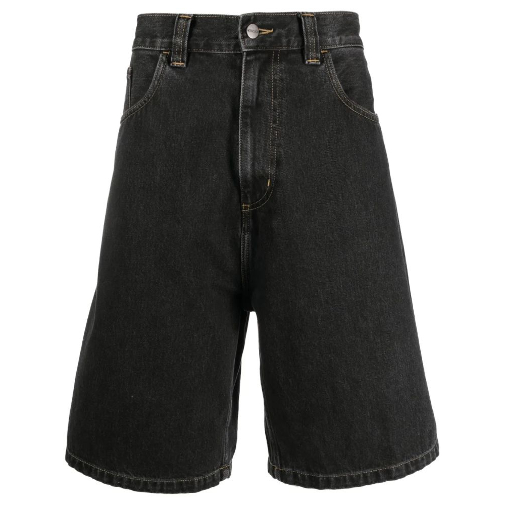 Men's 'Logo-Patch' Denim Shorts
