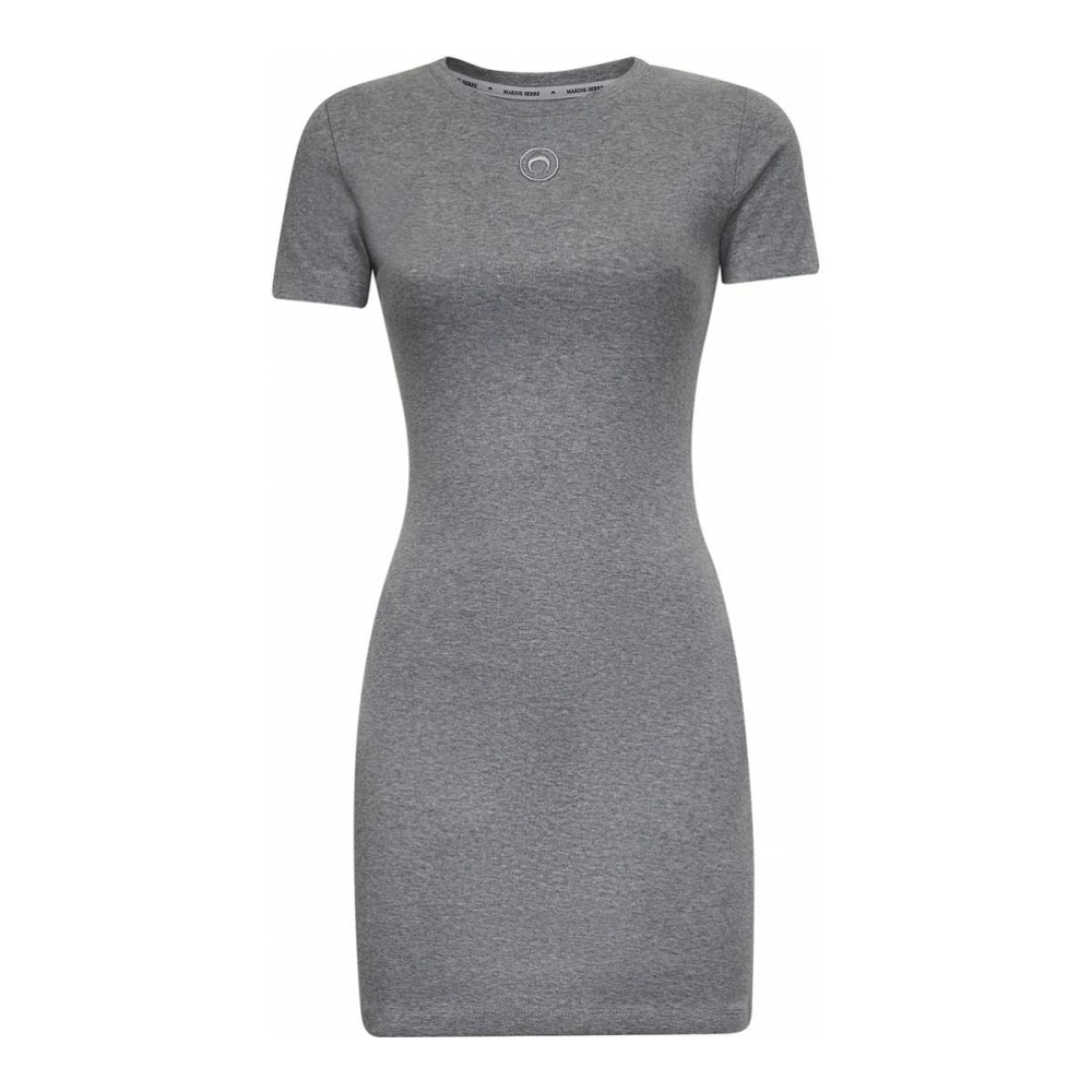 Robe mini 'Ribbed Jersey Moon Logo' pour Femmes