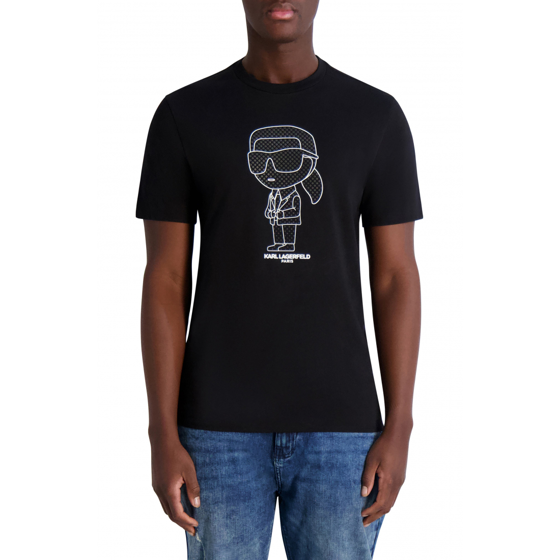 T-shirt 'Rubberized Karl Graphic' pour Hommes