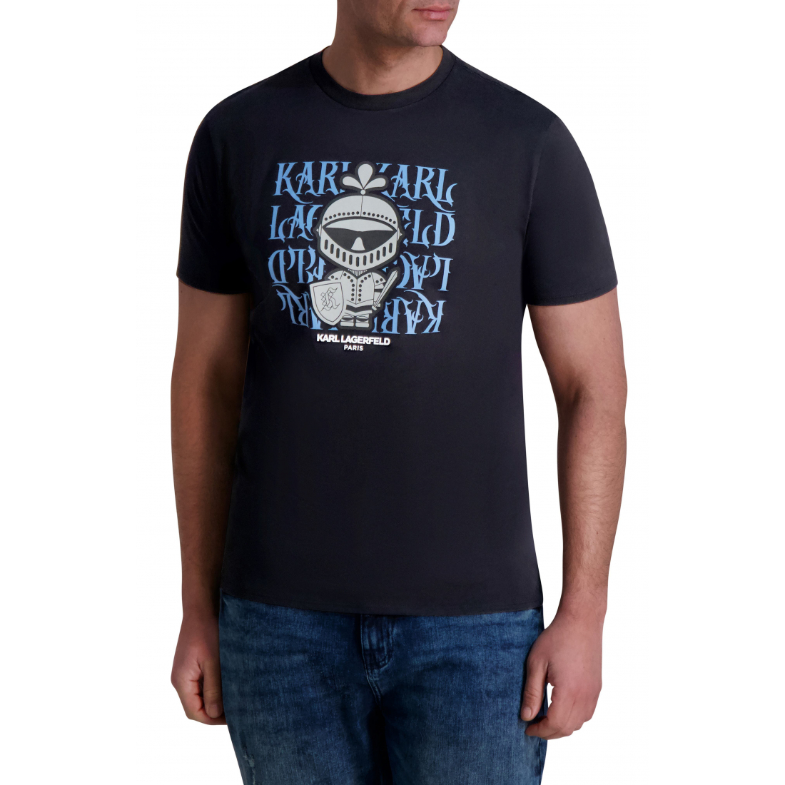 T-shirt 'Gothic Karl Logo Graphic' pour Hommes