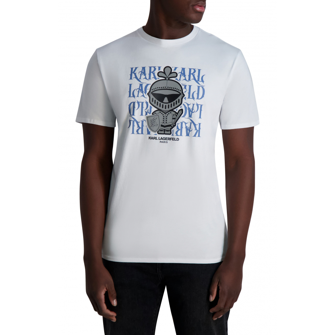 T-shirt 'Gothic Karl Logo Graphic' pour Hommes
