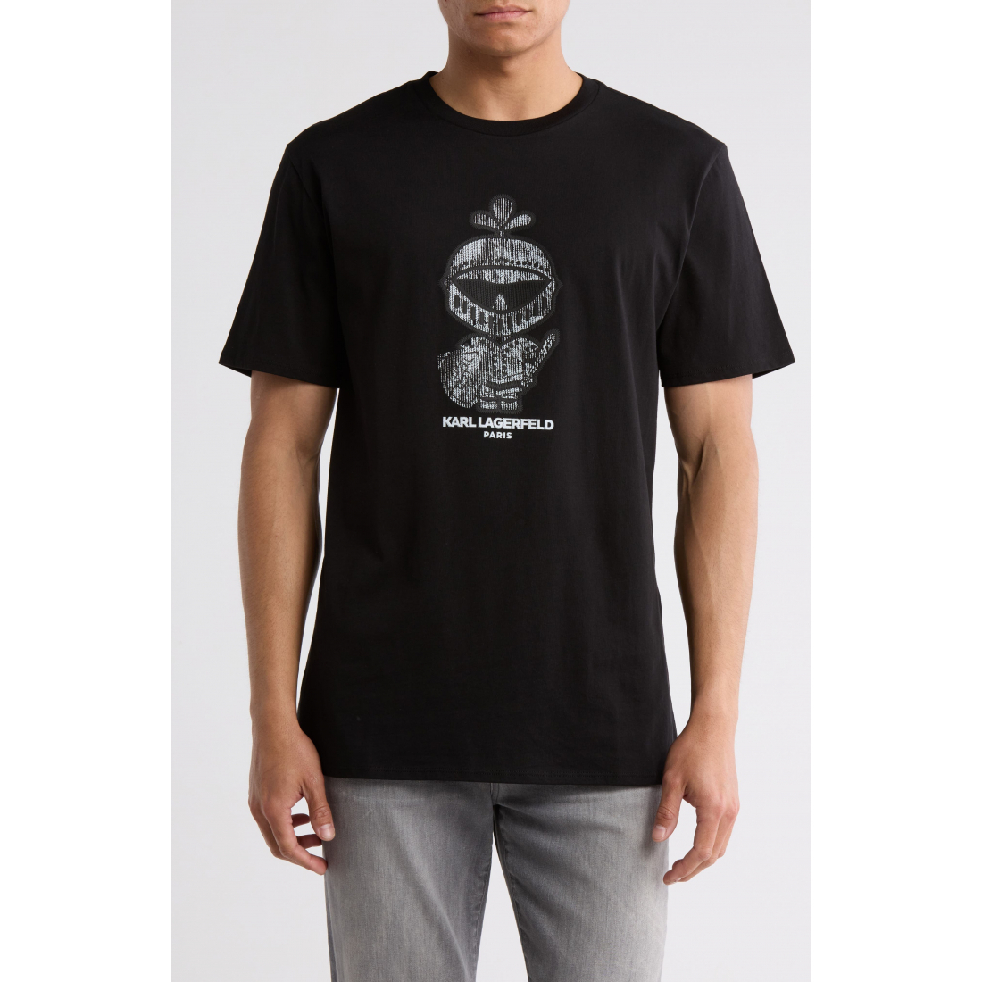 T-shirt 'Karl Armour Logo Patch' pour Hommes