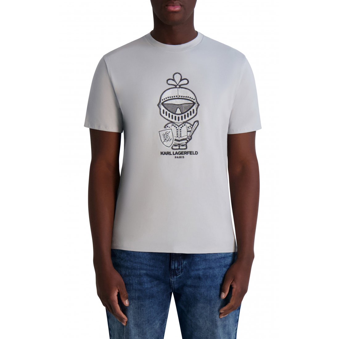 T-shirt 'Karl Armour Logo Patch' pour Hommes