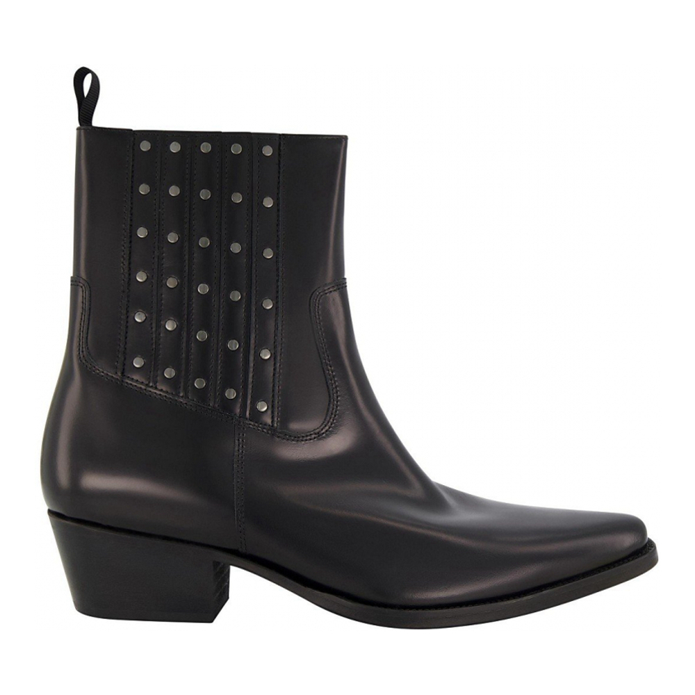 Men's 'Label Studded Cuban' Chelsea Boots