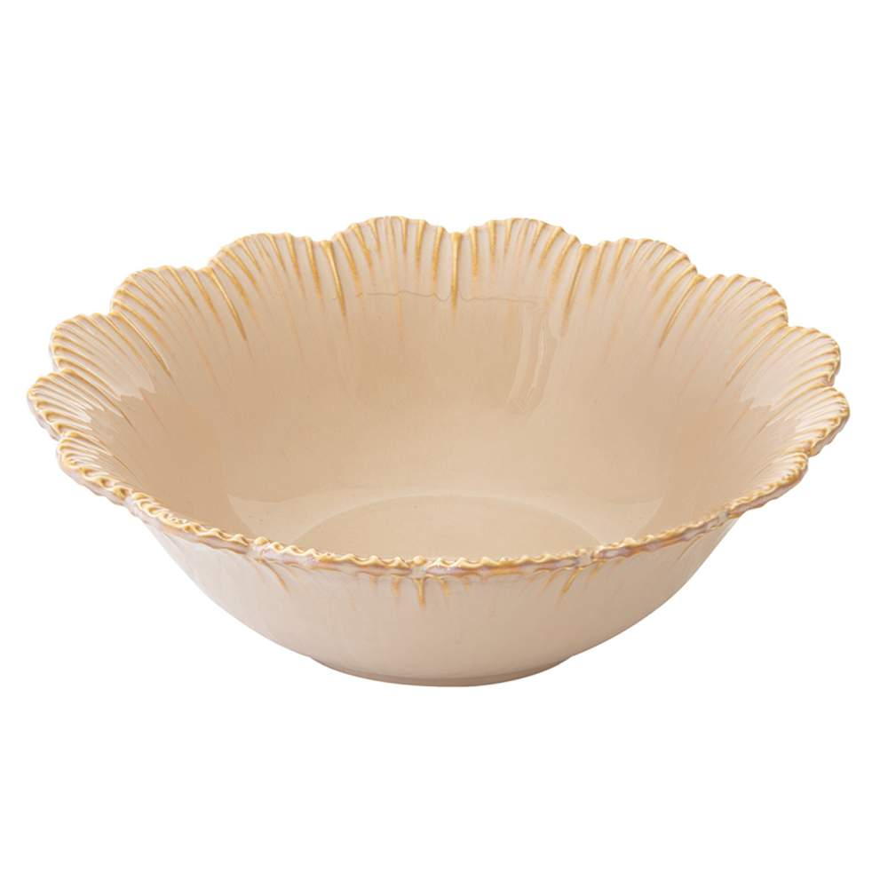Set Of 4 Bowls Ø 16 cm Beige Fleuri