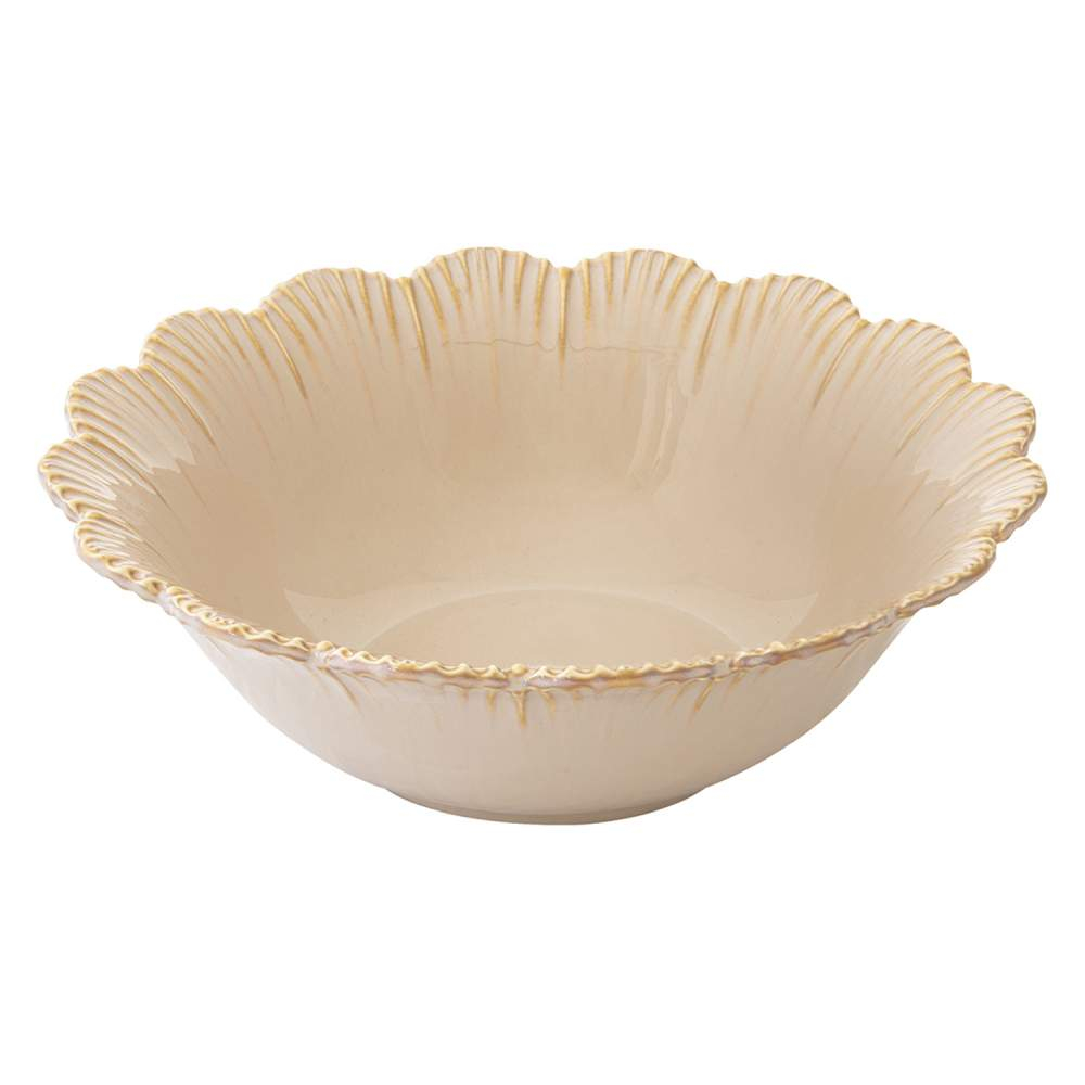 Set Of 2 Fleuri Beige Bowl Ø 24 cm