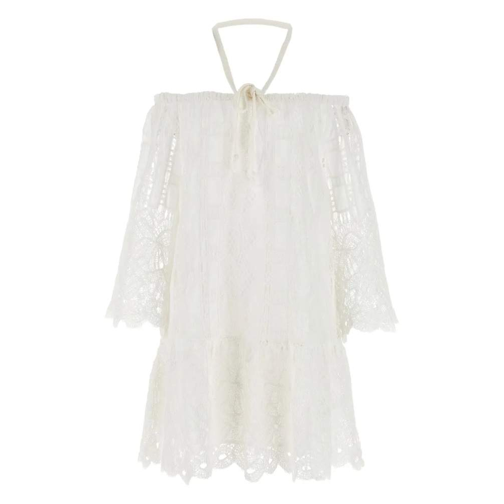 Robe à épaules dénudées 'Evergreen Lace' pour Femmes