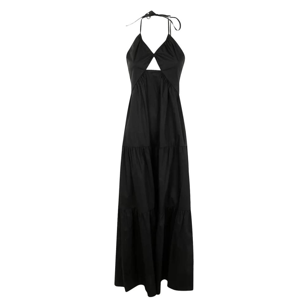 Women's 'Tie-Fastening Cut-Out' Maxi Dress