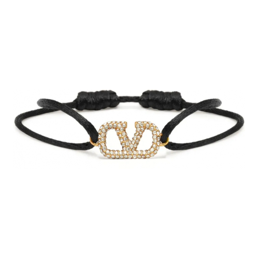 'VLogo Signature Crystal-Embellished' Armband für Damen