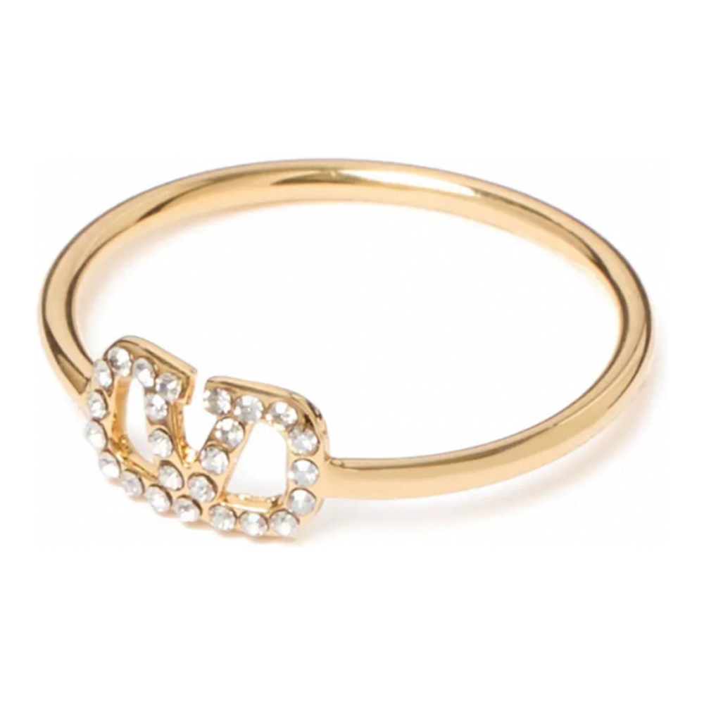 'VLogo Signature Crystal' Ring für Damen