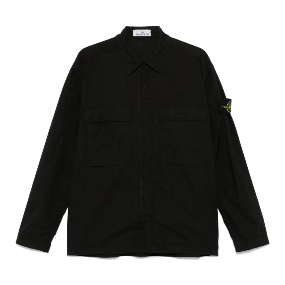 'Compass-Badge' Überhemd für Herren