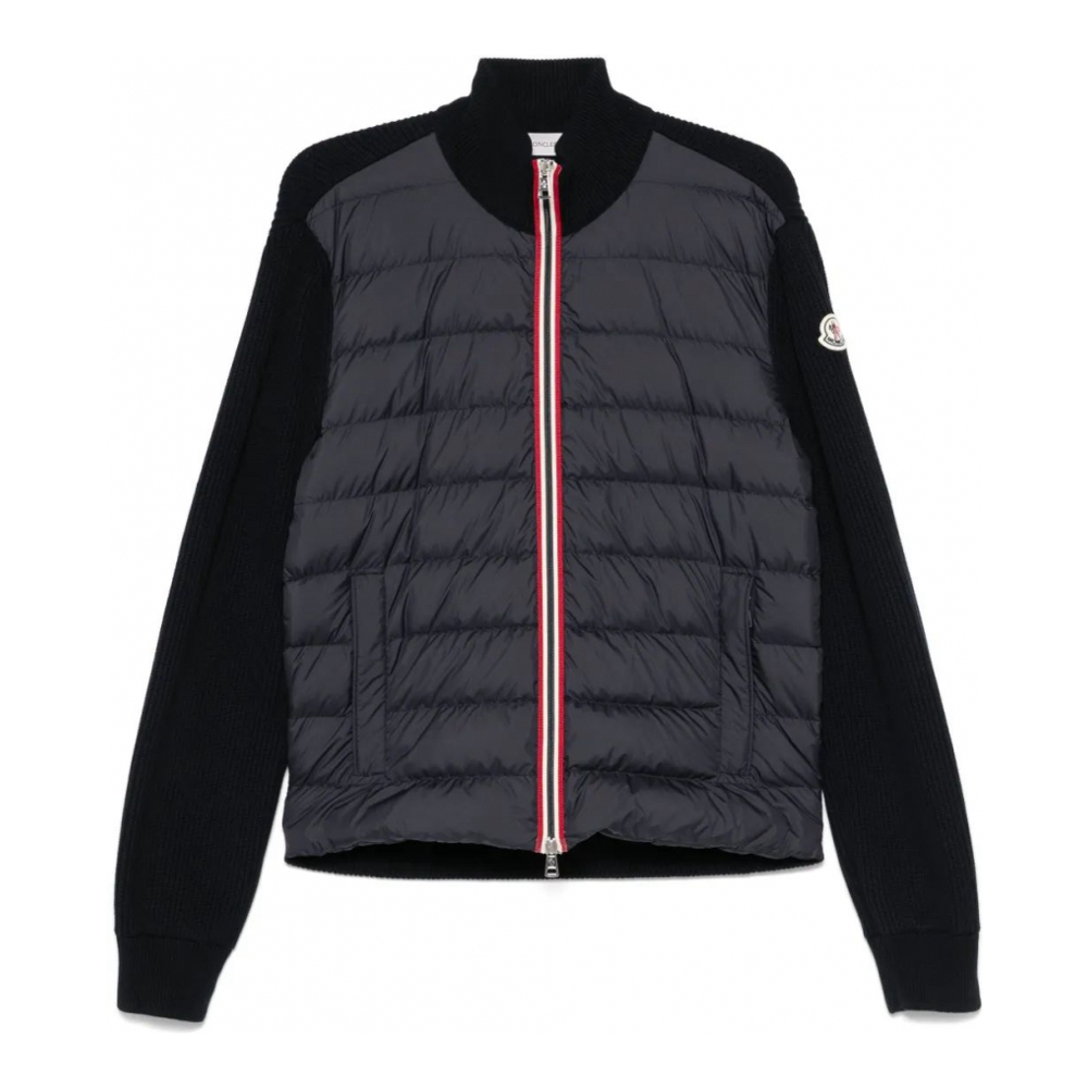 Men's 'Padded-Panels' Cardigan