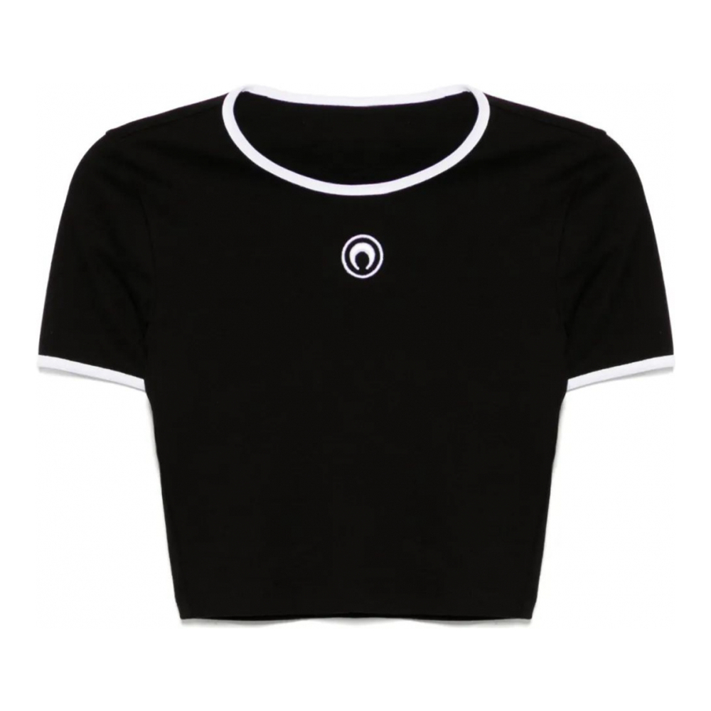 Crop Top 'Moon-Logo' pour Femmes