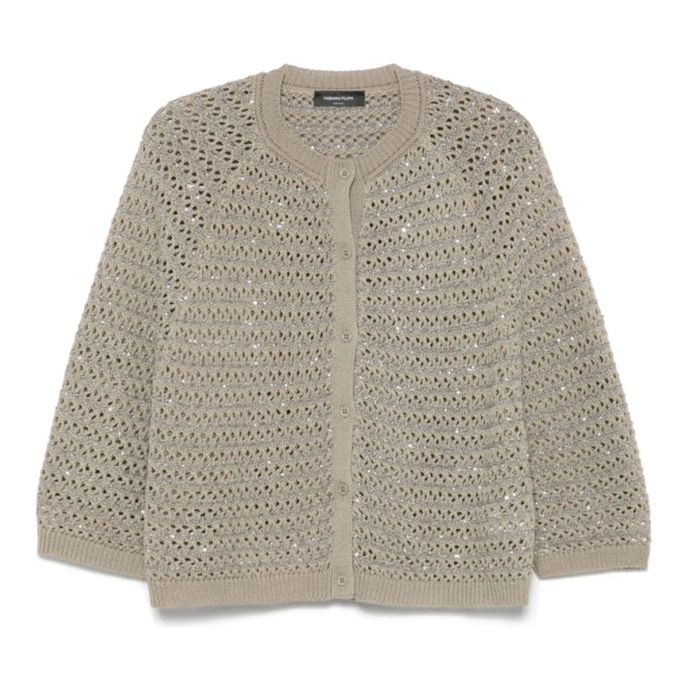 Cardigan 'Sequin-Embellished' pour Femmes