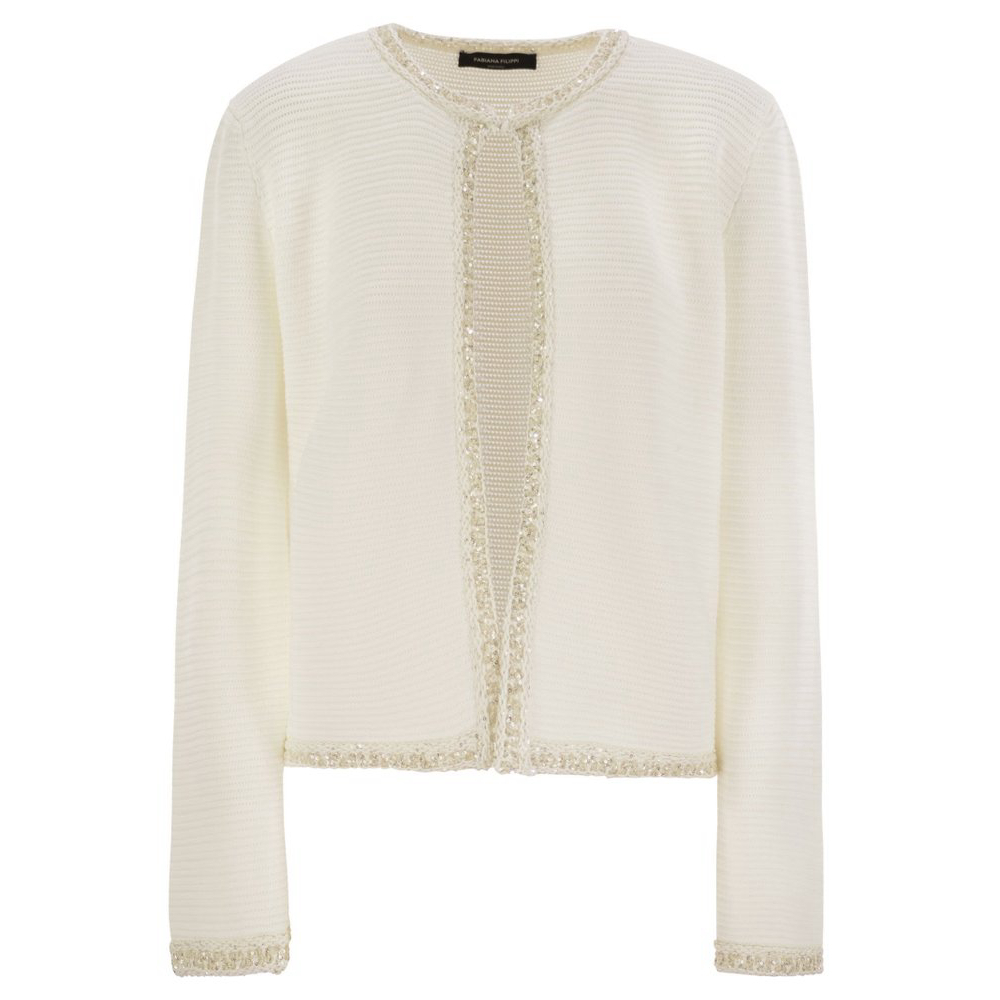 Cardigan 'Contrast Trim' pour Femmes